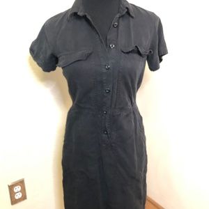 J. Crew Army dress in Black Size 2 Lyocell